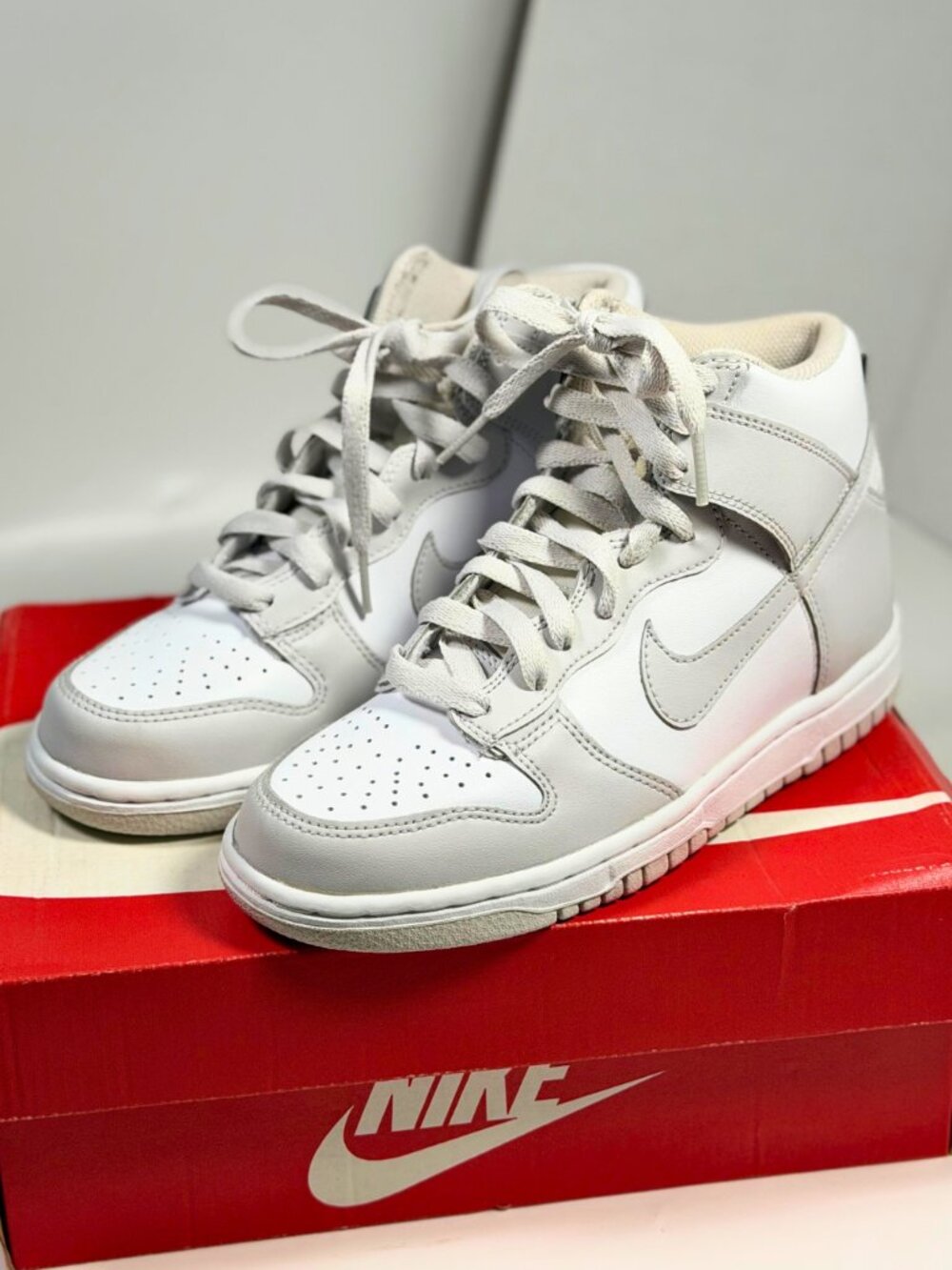 Nike Dunk High (GS) White – Kids Size 3.5Y – Brand New